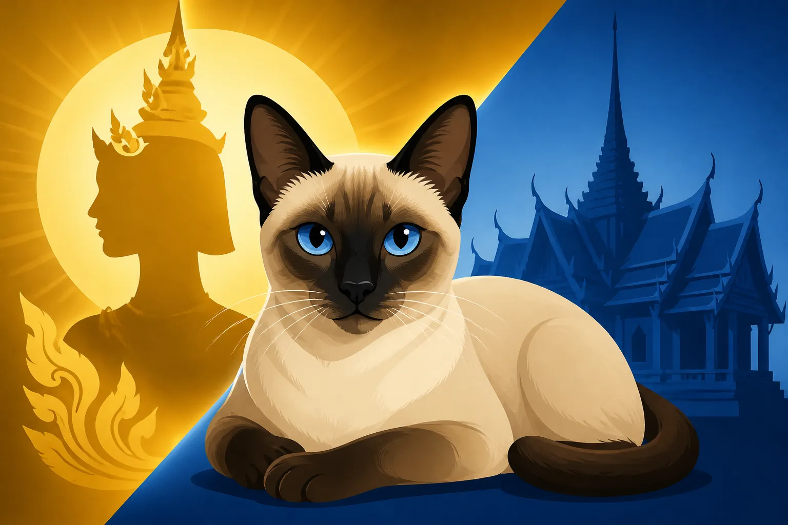What the Wichianmat Behind the Siamese Cat Is