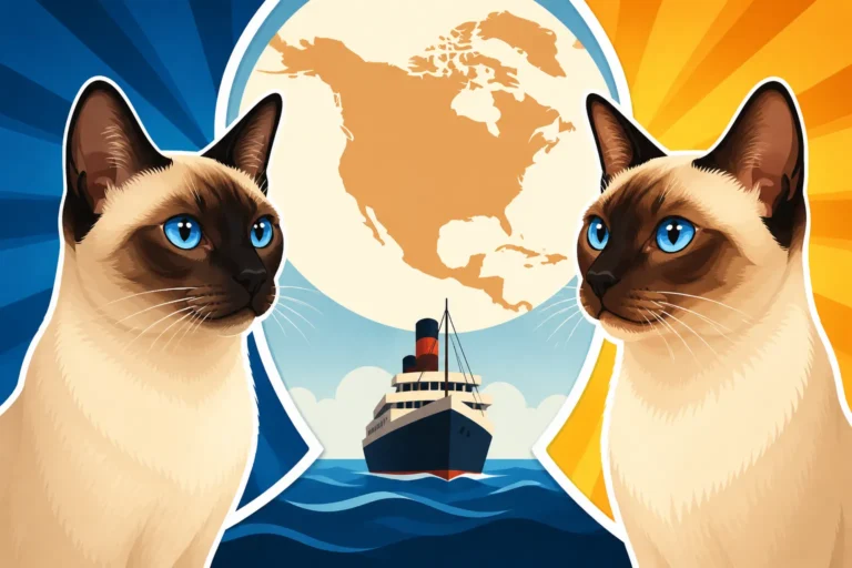Which Siamese Cat Reached America First