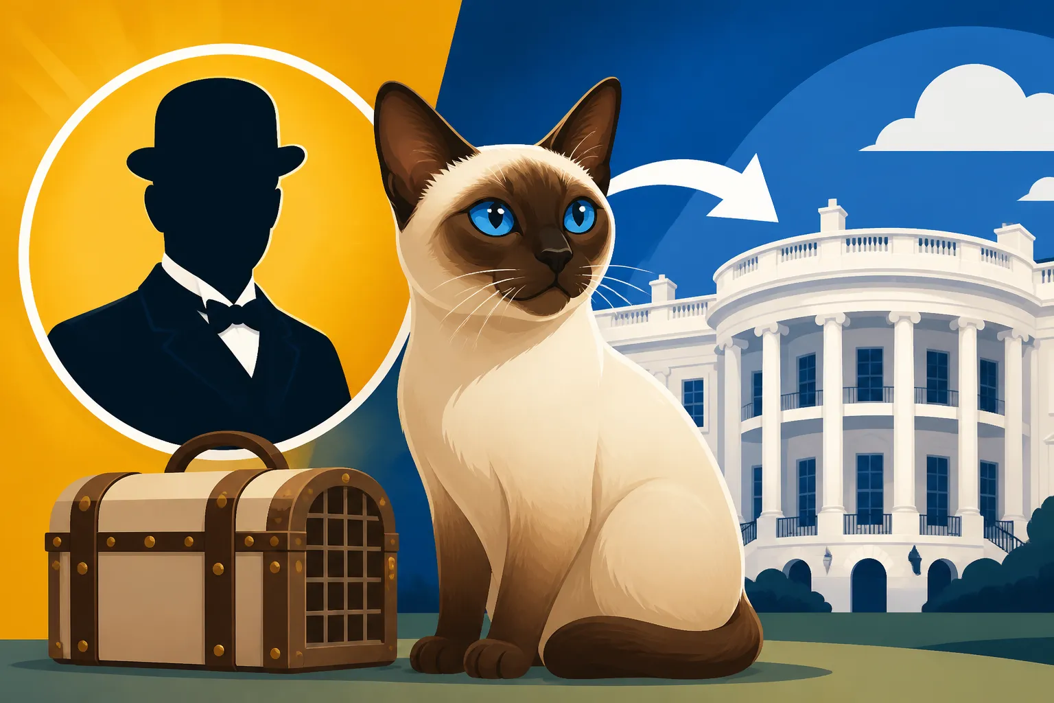 Who Sent Siam the Siamese Cat to the Hayes White House