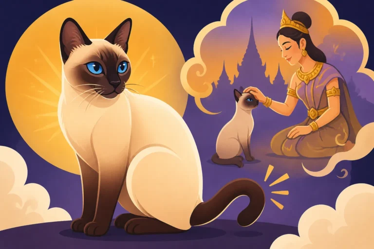 Why the Siamese Cat's Tail Kinks in the Legend