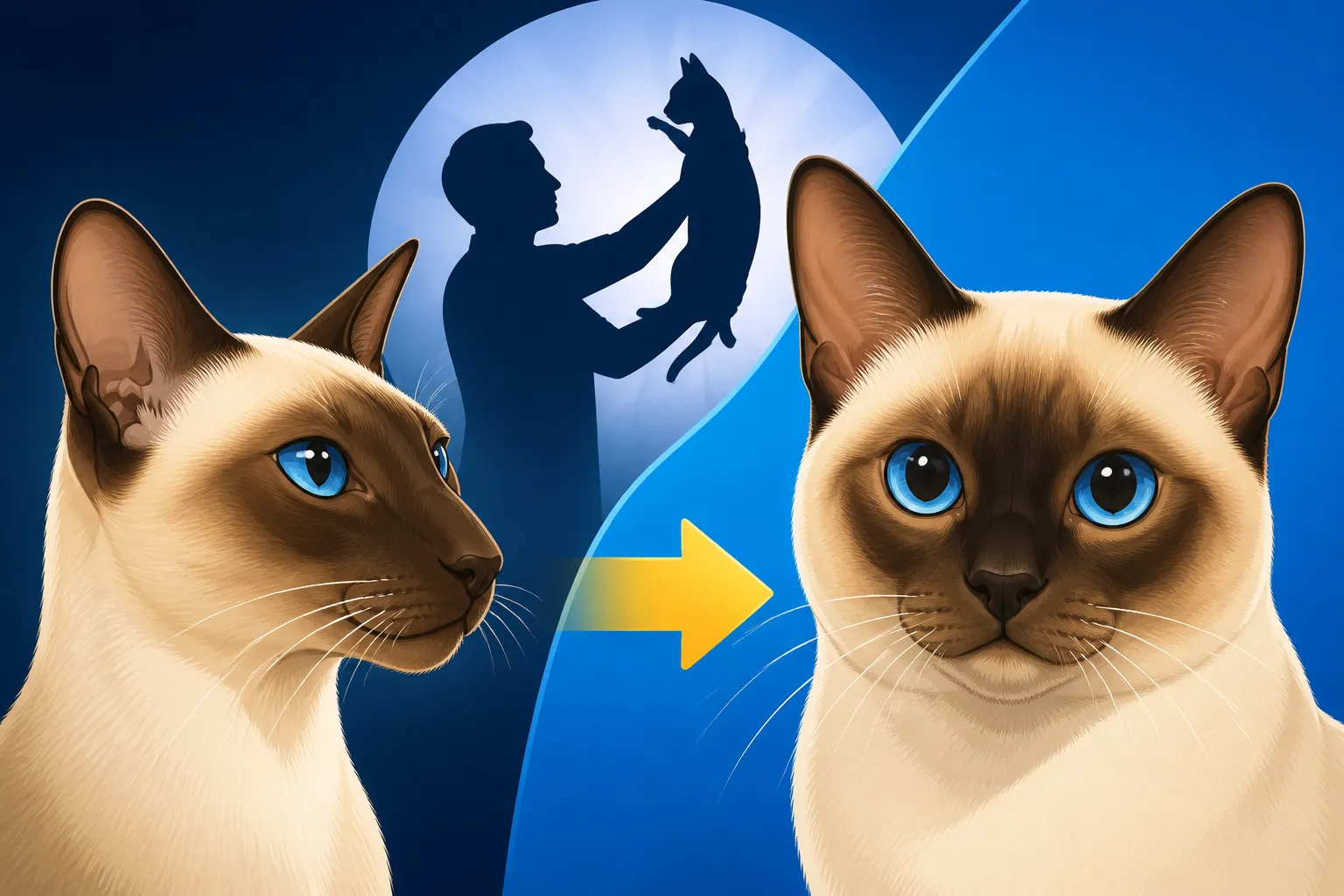 Why Show Breeders Changed the Siamese Cat's Head