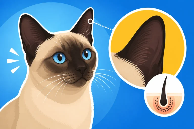 Why a Siamese Cat's Ears Are Darker Than Its Back