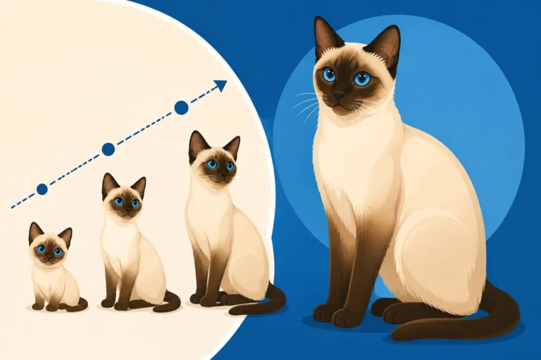 How Big a Siamese Cat Gets