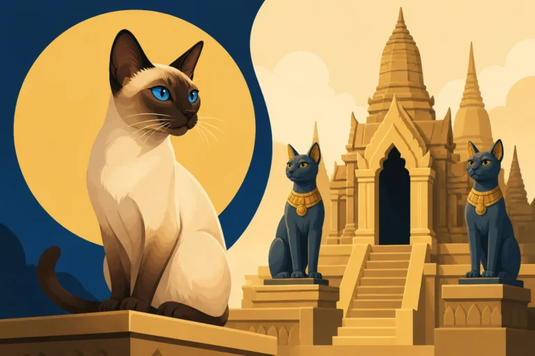 Whether Siamese Cats Guarded Temples