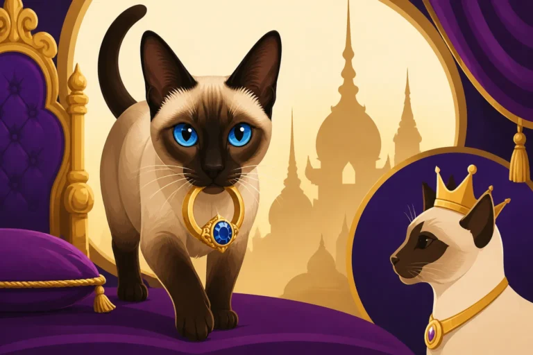 Whether a Siamese Cat Ever Carried a Royal Ring