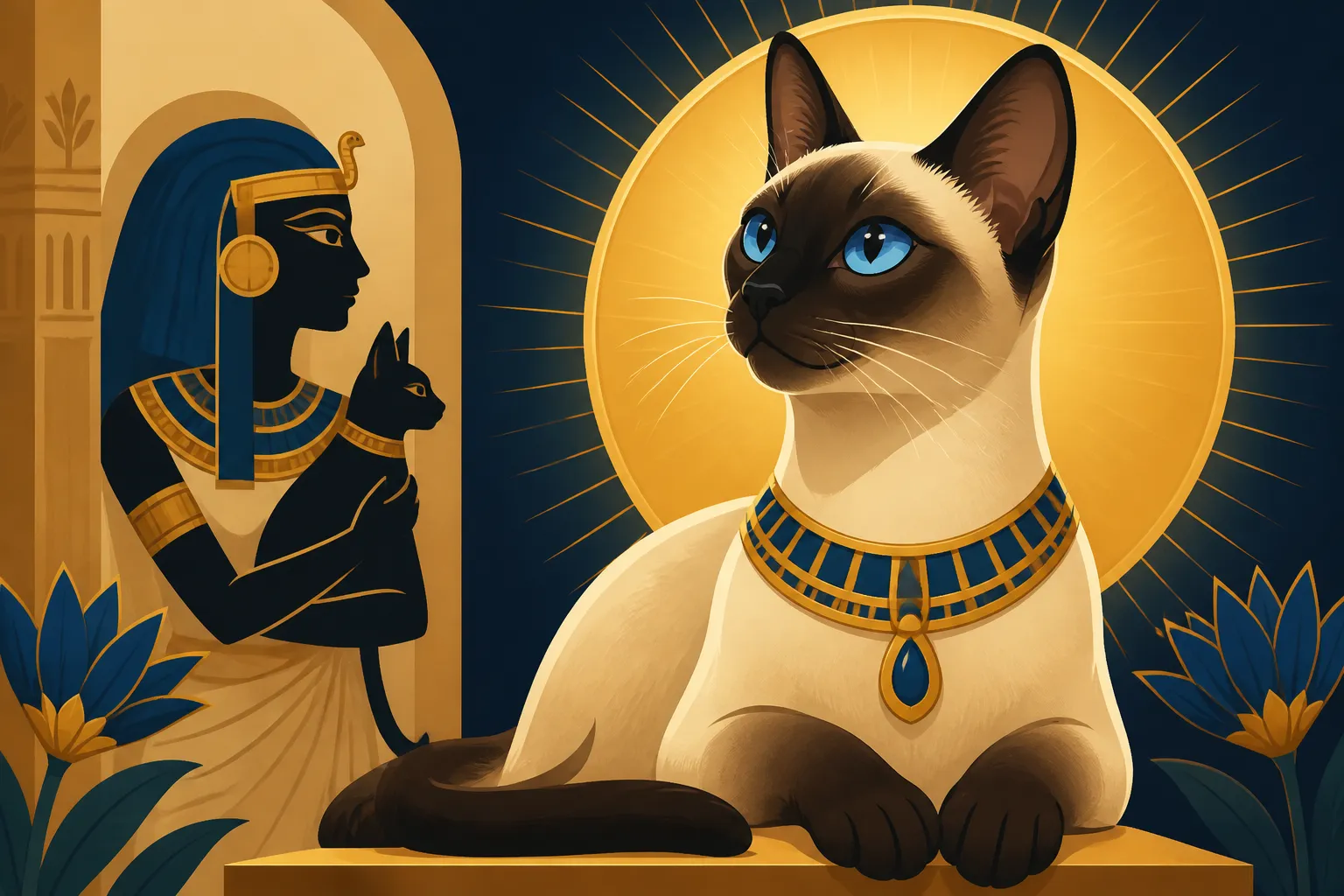Whether Siamese Cats Were Once Sacred
