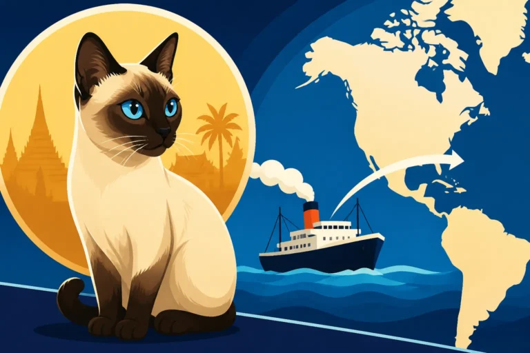 What Year the First Siamese Cat Reached America