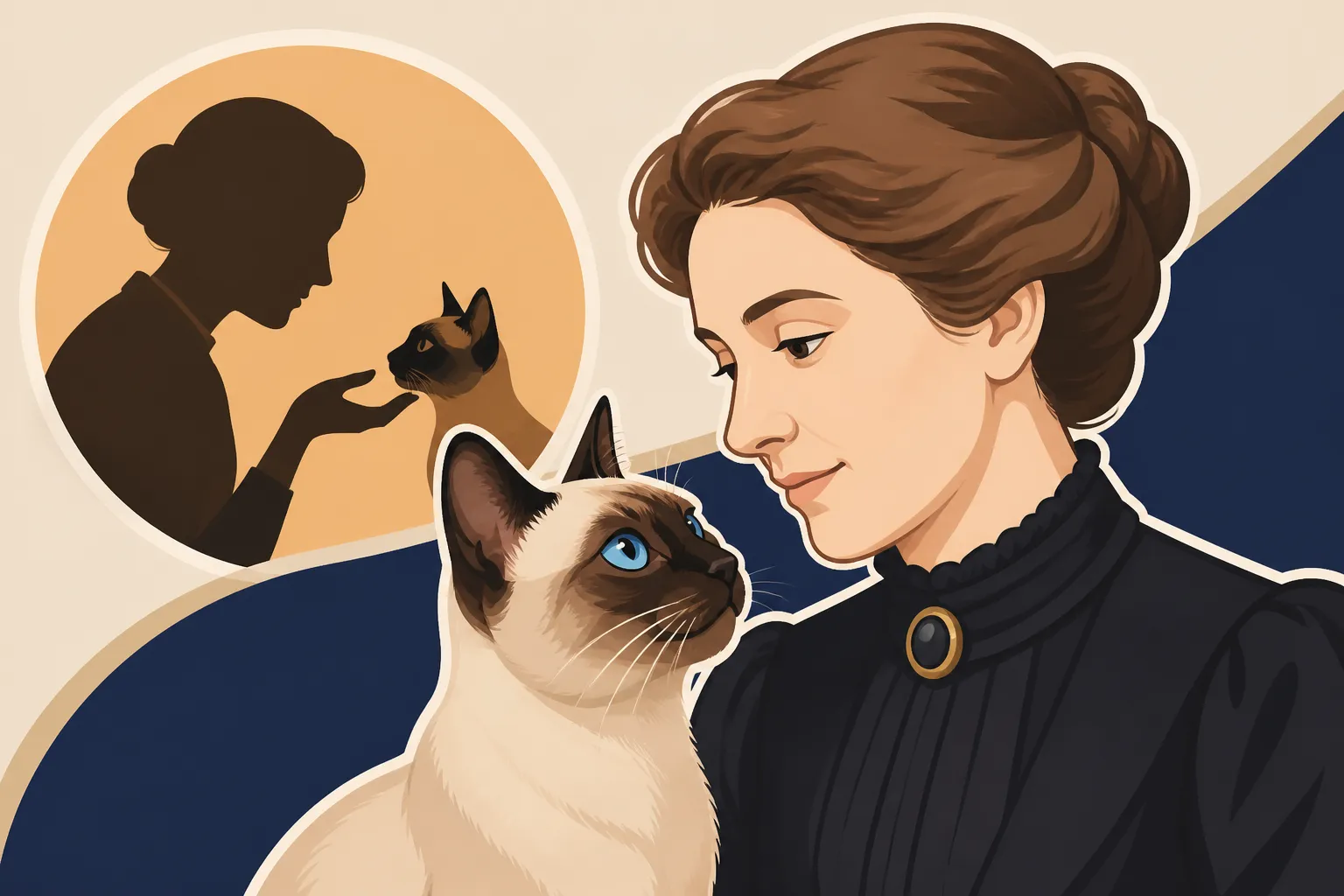 Who Lucy Hayes Was to the Siamese Cat