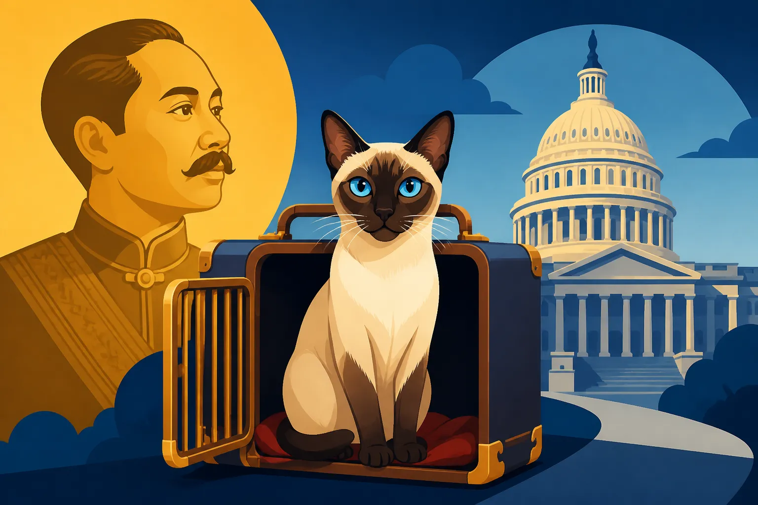 Which Consul Sent the First Siamese Cat to Washington