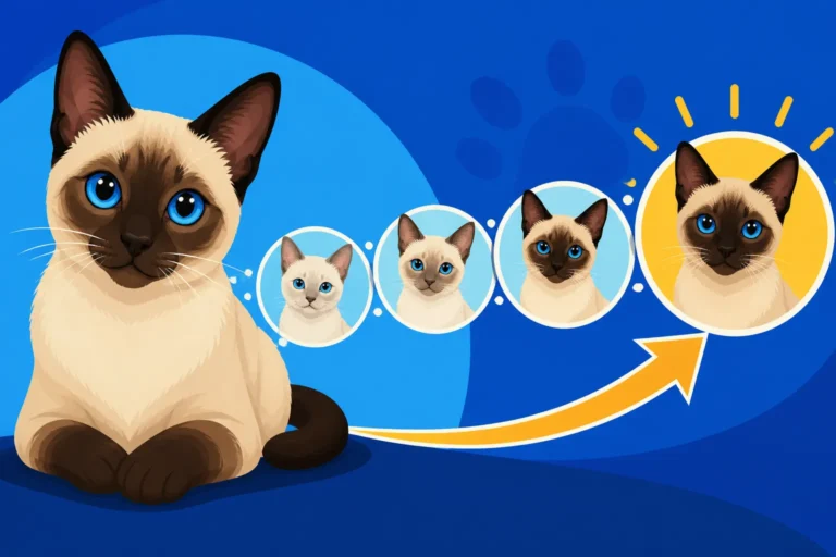 How Long a Siamese Cat's Points Take to Finish