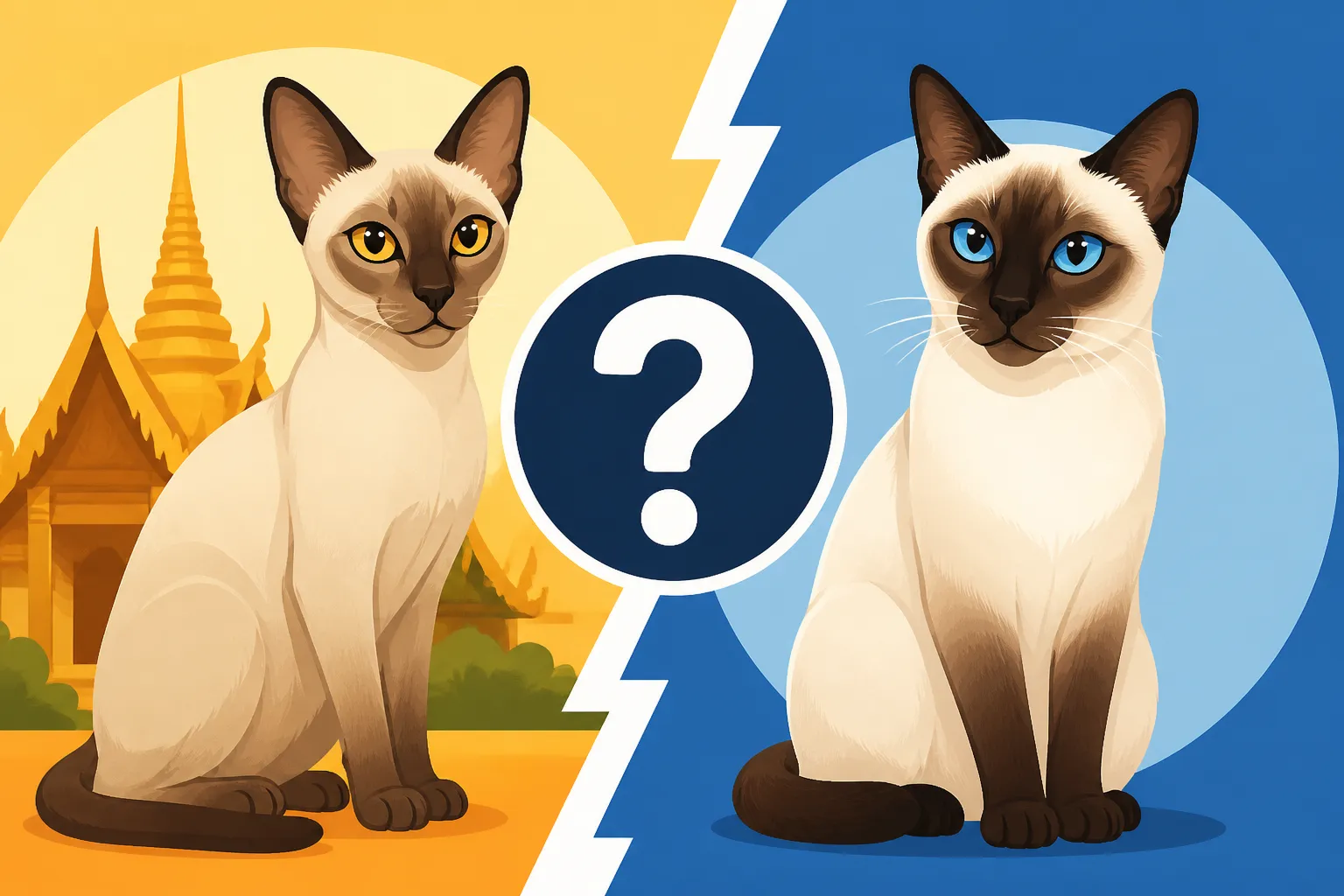 Whether a Thai Cat Is a Siamese Cat