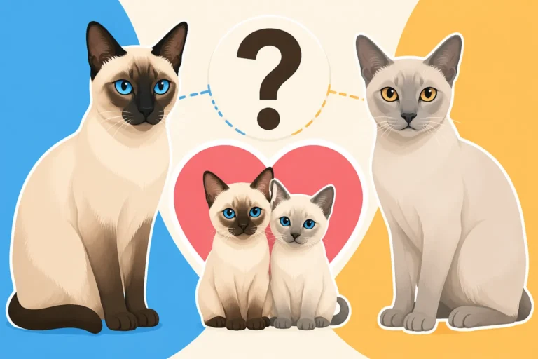 Whether a Siamese Cat and a Thai Can Be Bred Together