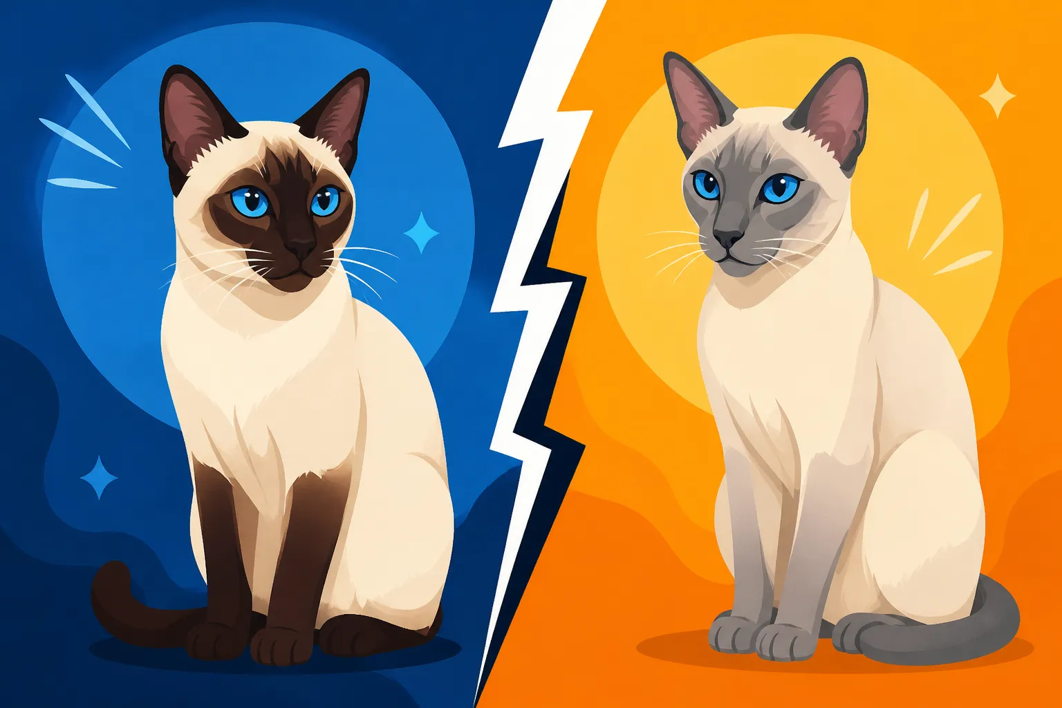 Why Two Siamese Cat Types Split at All