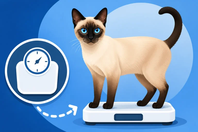 How Much a Male Siamese Cat Weighs