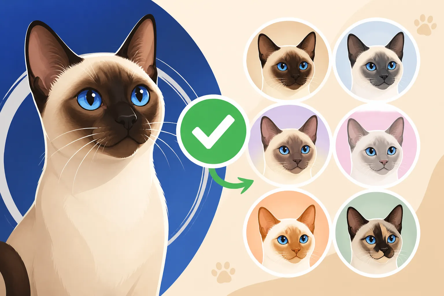 Which Point Colors Other Registries Accept in a Siamese Cat