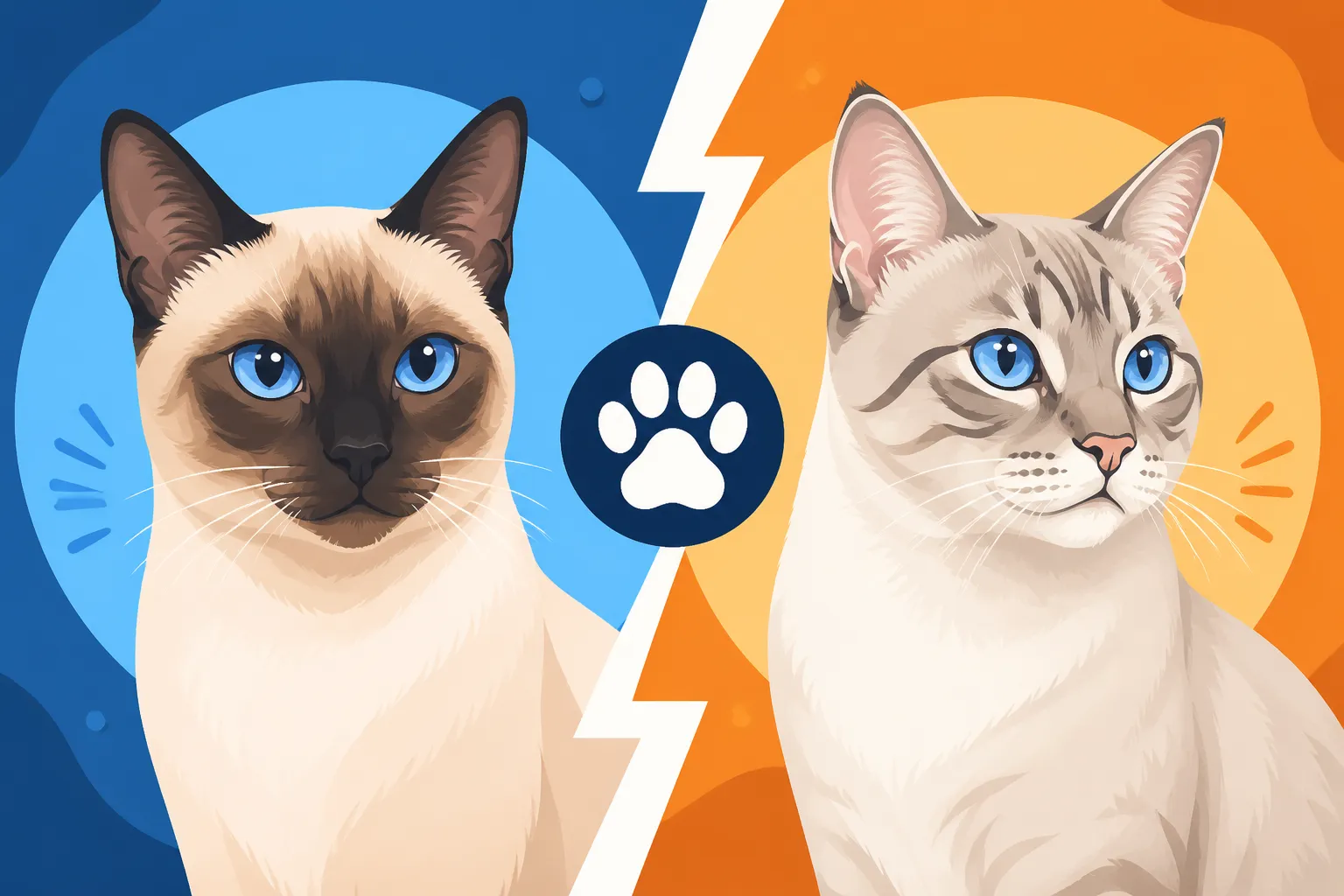 Whether a Lynx Point Is a Siamese Cat or a Colorpoint Shorthair