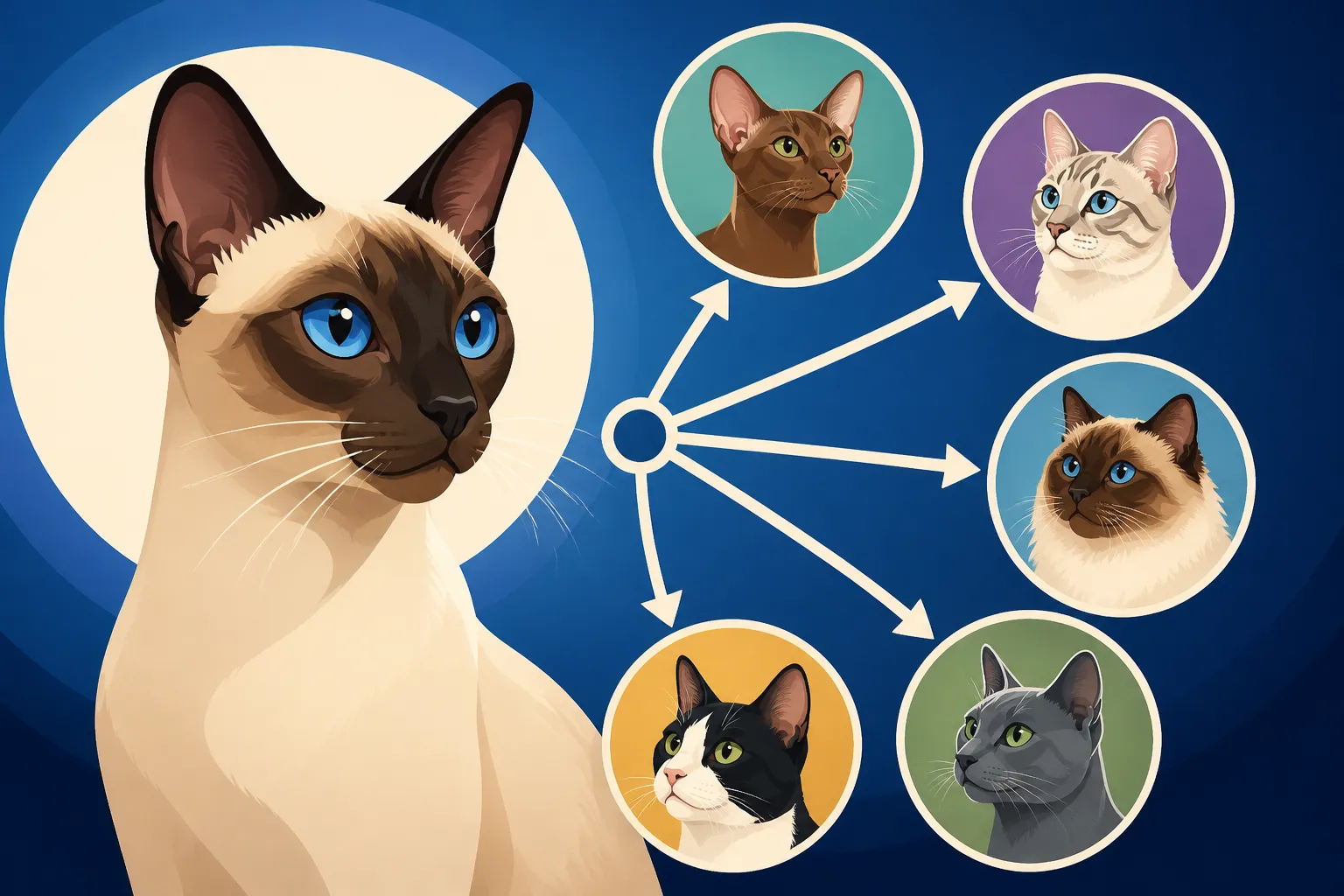 Which Breeds the Siamese Cat Helped Create