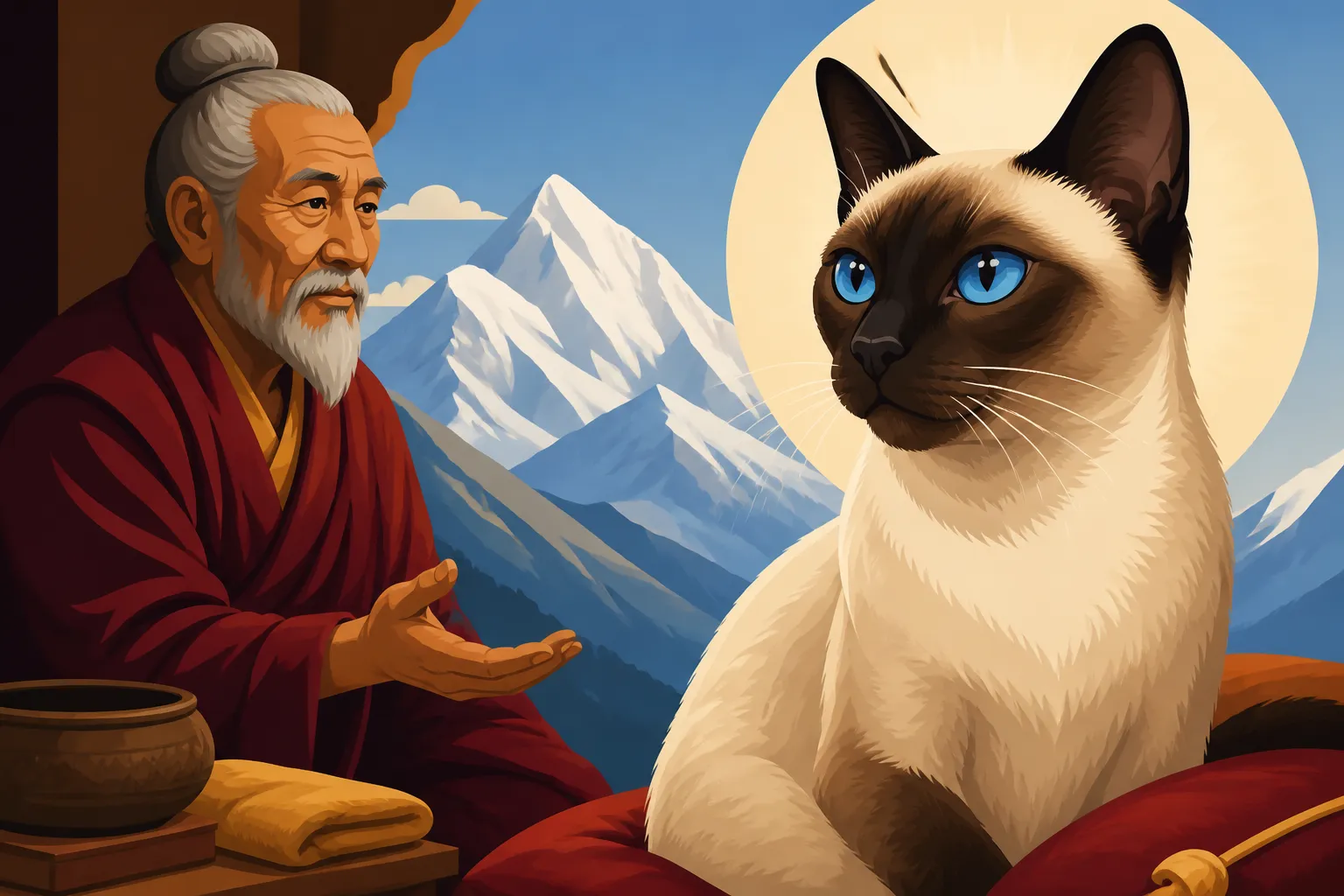 How the Himalayan Used the Siamese Cat