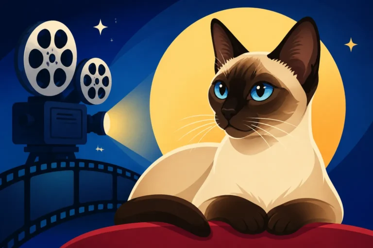 Which Films Feature a Siamese Cat
