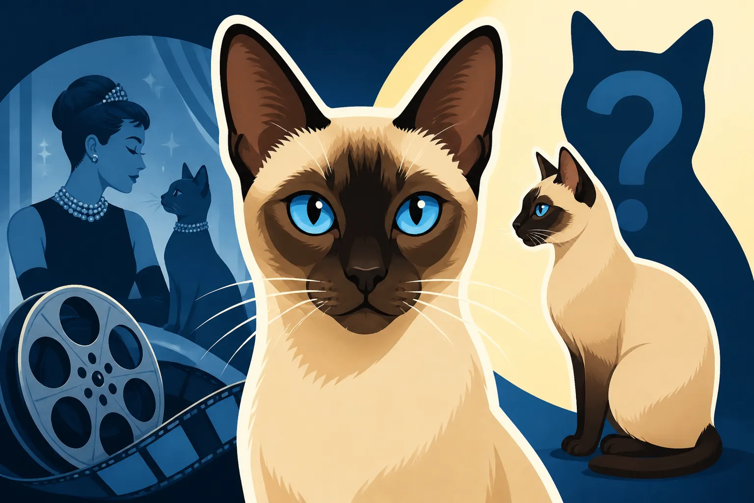 Whether Classic Movie Cats Were Really Siamese