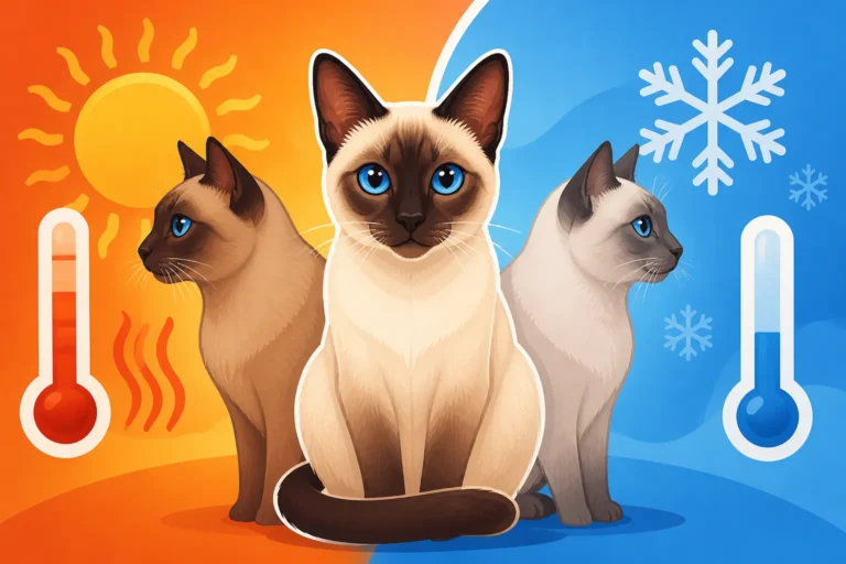 Whether Heating Affects a Siamese Cat's Color