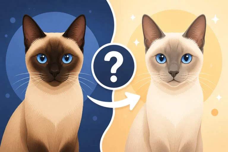 Whether a Siamese Cat's Dark Patch Fades