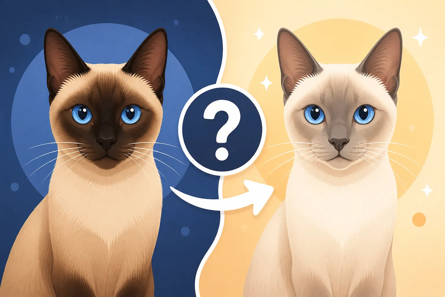 Whether a Siamese Cat's Dark Patch Fades