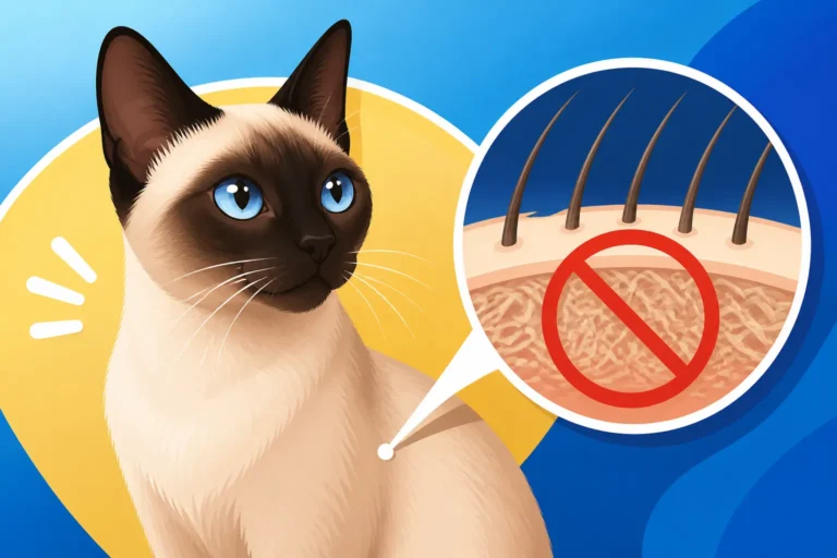 Why a Siamese Cat Has No Undercoat