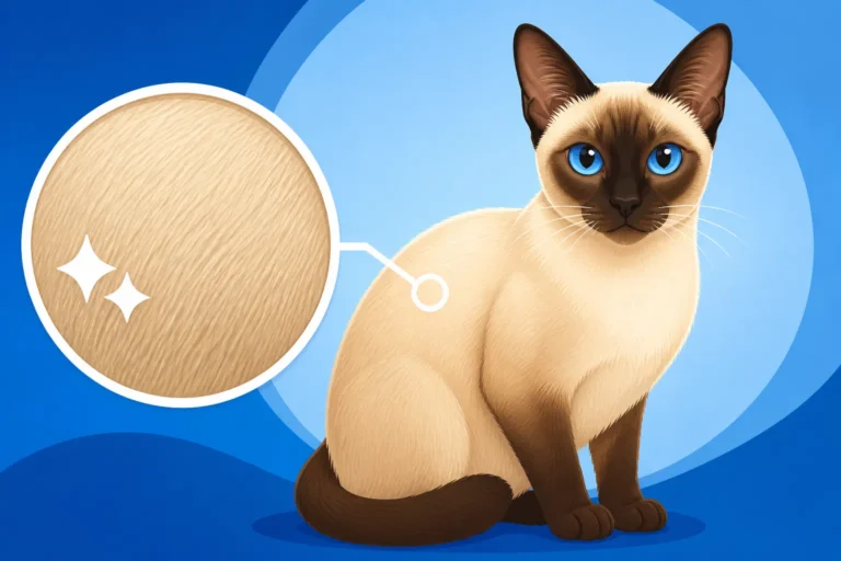 How Short a Siamese Cat's Coat Is