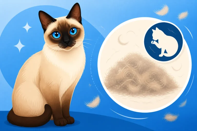 How Much a Siamese Cat Sheds a Year