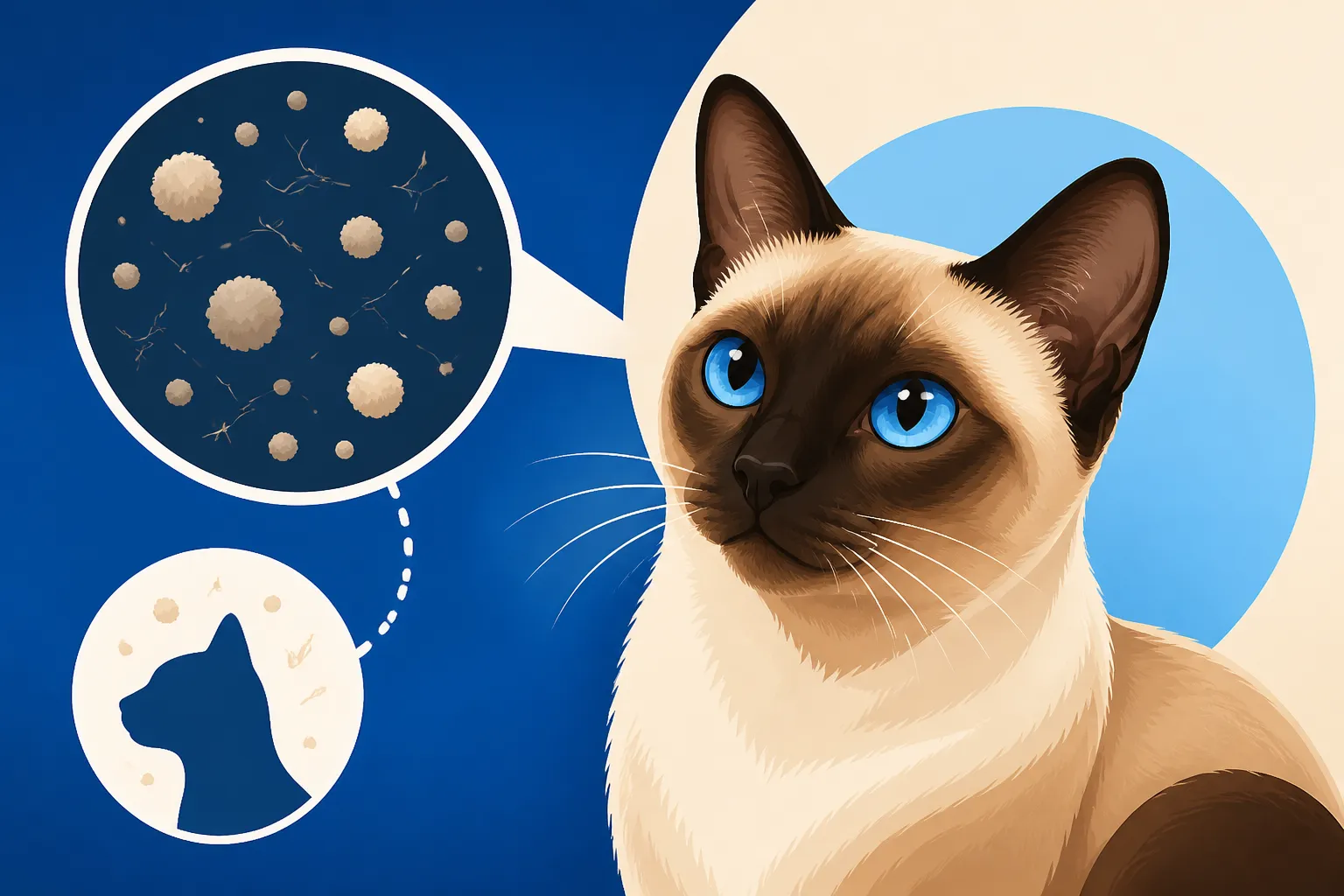 How Much Dander a Siamese Cat Produces