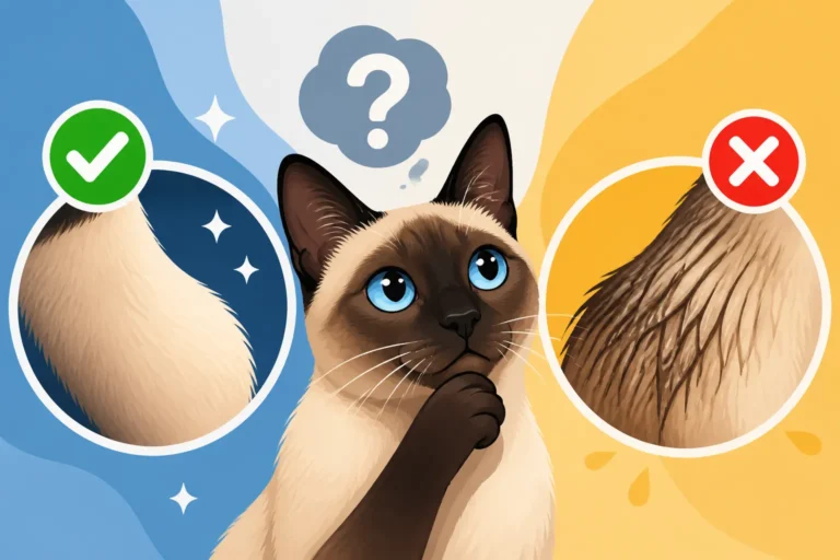 Whether a Siamese Cat Gets Greasy Fur