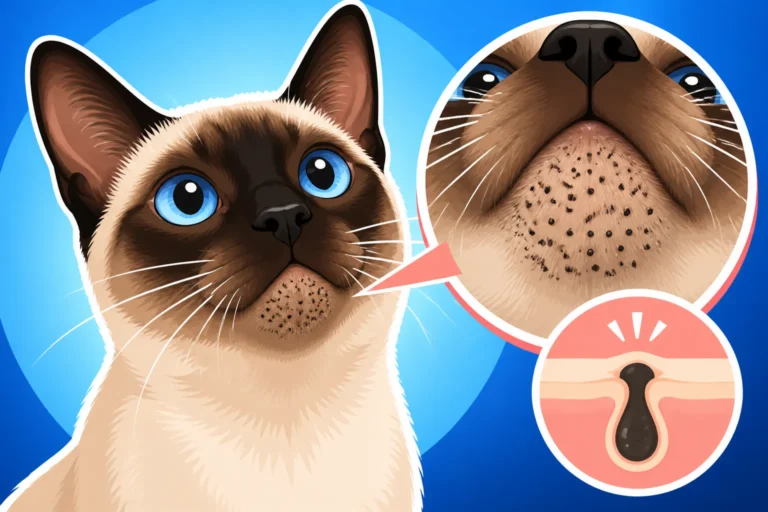 Why a Siamese Cat Gets Blackheads on Its Chin
