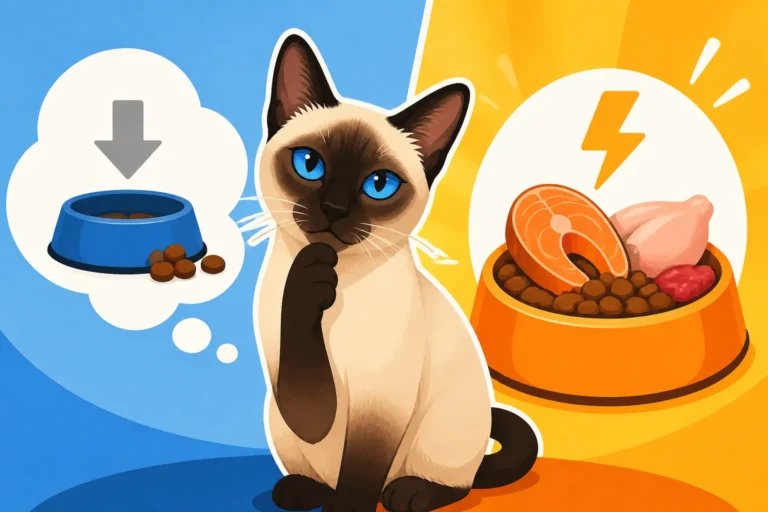 Whether a Siamese Cat Needs High Calorie Food