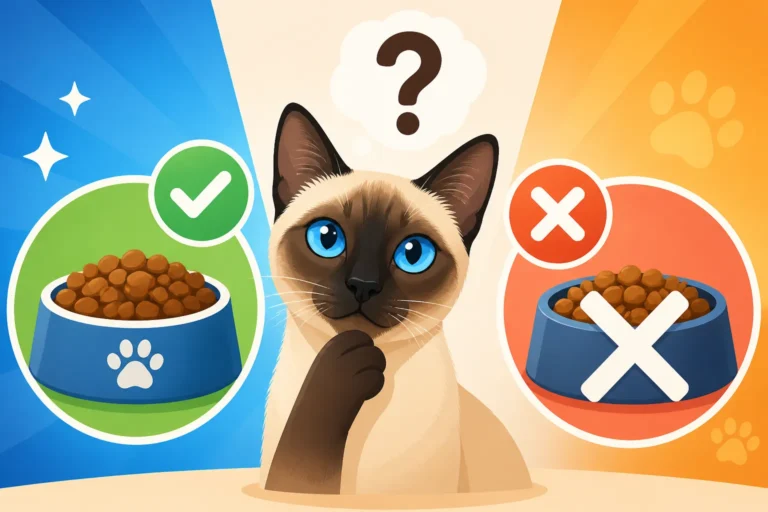 Whether a Siamese Cat Should Eat Dry Food