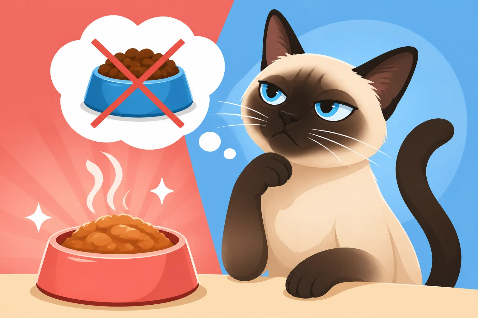 How Fussy a Siamese Cat Is About Food