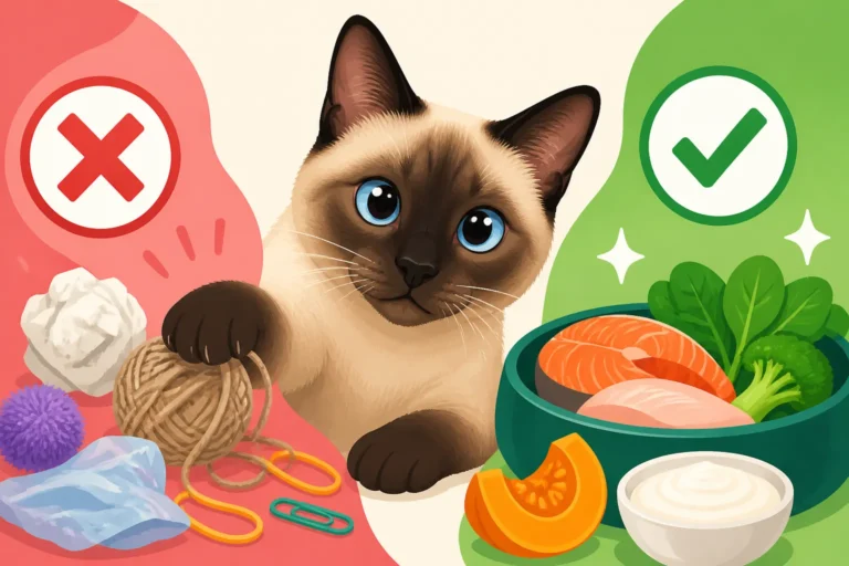Which Food Helps a Siamese Cat With Pica