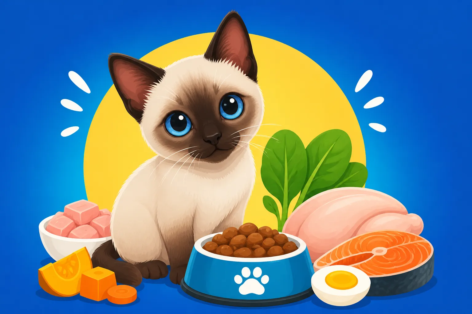 What a Siamese Cat Kitten Should Eat