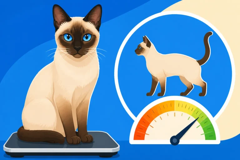 How Much a Male Siamese Cat Should Weigh