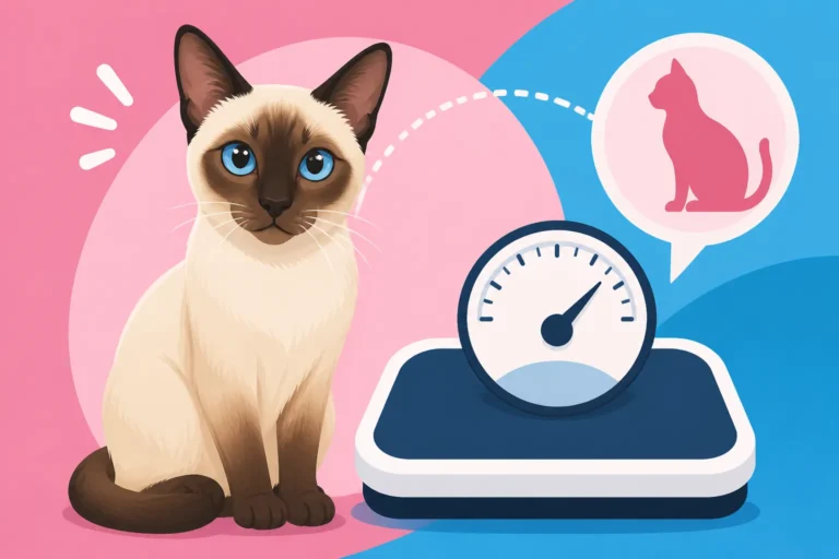 How Much a Female Siamese Cat Should Weigh