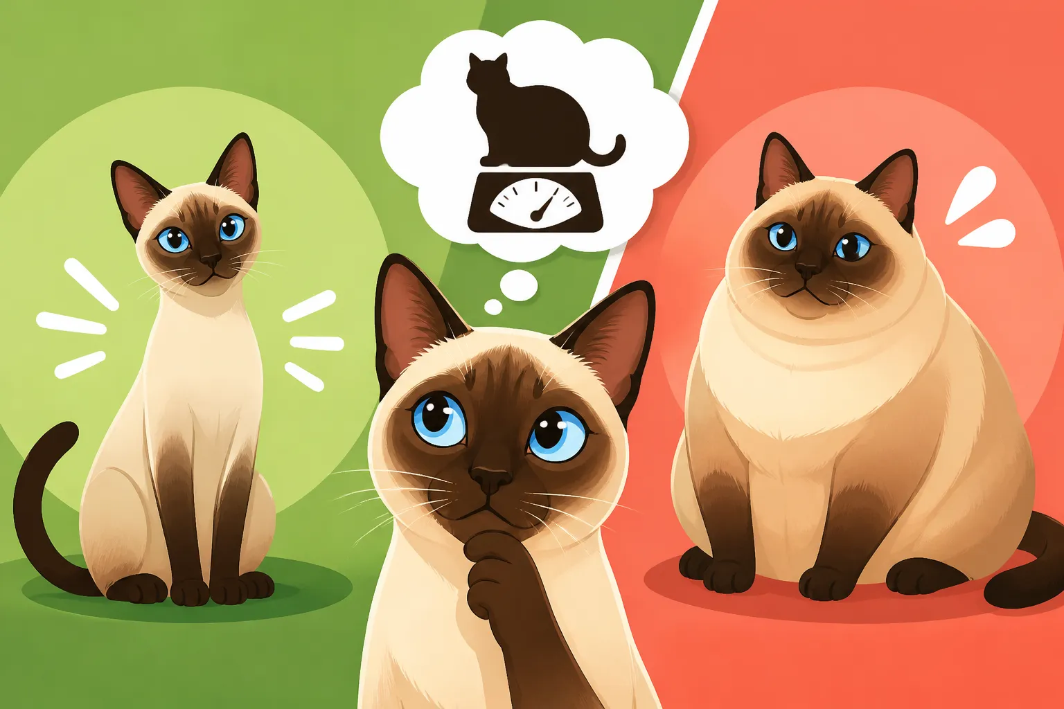 Whether a Siamese Cat Can Become Overweight