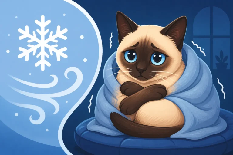 Why a Siamese Cat Feels the Cold