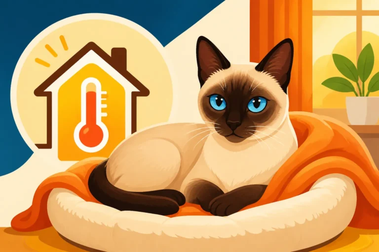 How Warm a Room a Siamese Cat Needs
